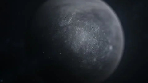 Mercury - one of the planets of the Solar System seen with a bit of Blur Stock Footage 301930436