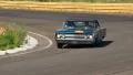 Mercury Park Lane, sluggish vintage car driving over countryside HD Footage