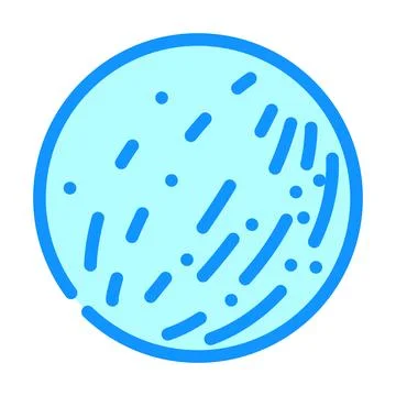 Mercury planet color icon vector illustration Stock Illustration