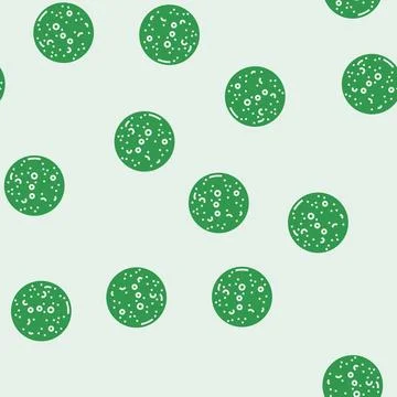 Mercury planet glyph seamless pattern Stock Illustration
