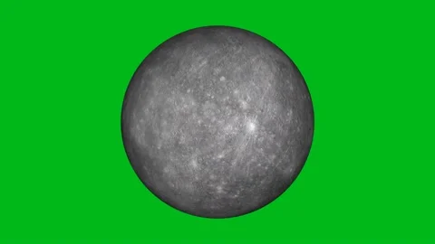 Mercury planet rotation Video stock 151489837