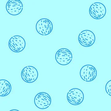 Mercury planet vector seamless pattern Stock Illustration