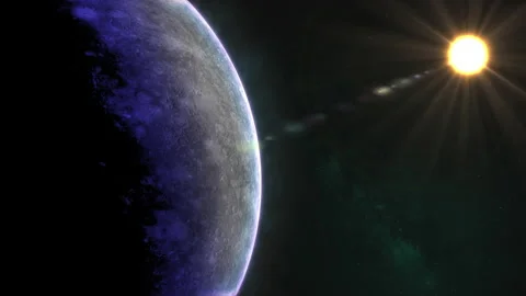 Mercury with Sun Stock Footage 163583051