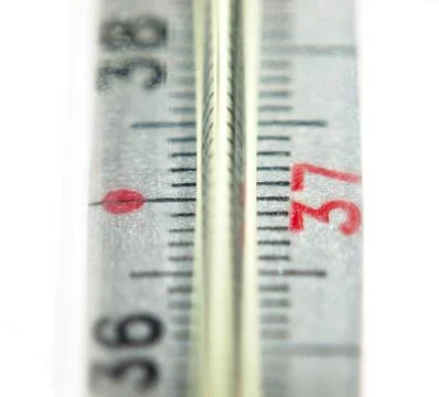 Mercury thermometer Stock Photos