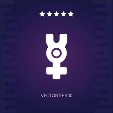 Mercury vector icon Illustrazione stock