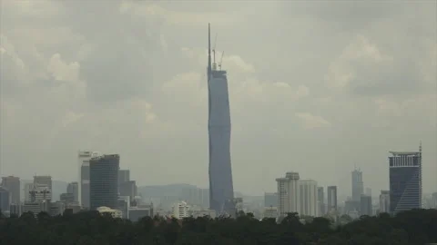 Merdeka 118 Time Lapse Stock-Footage 171160932