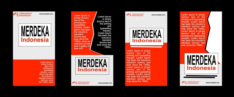 Merdeka baner Stock Illustration