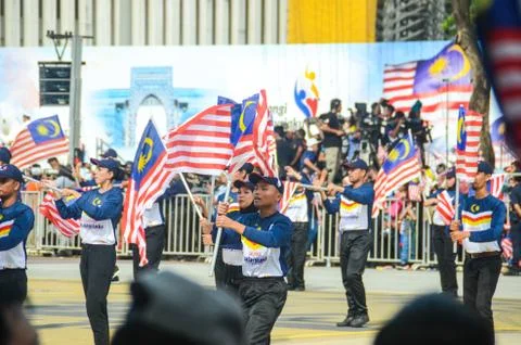 Merdeka Day celebration at Malaysia Stock Photos