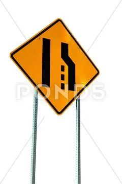 Merge Sign Stock Photos