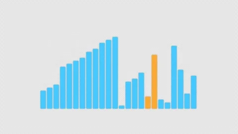 Merge Sort Clean No Text Algorithm Visualization Animation Alpha 4K 動画素材 339515028