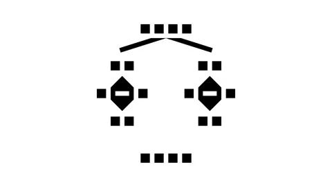 Mergesort algorithm glyph icon animation Stock Footage 326150684