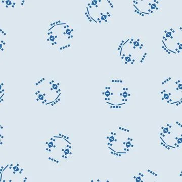 Mergesort algorithm glyph seamless pattern Stock Illustration