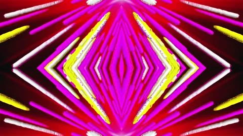 Merging colorful stripes at an angle, computer generated. 3d rendering of Illustrazione stock