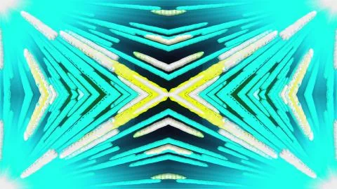 Merging colorful stripes at an angle, computer generated. 3d rendering of Stock Illustration