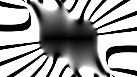 Merging Morphing Ink Blot Mass Stock Footage 139719093