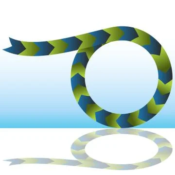 Merging process arrow chart Stockillustratie