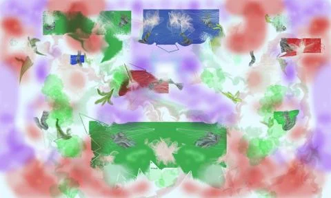 Merging Shapes-1 Stock Illustration