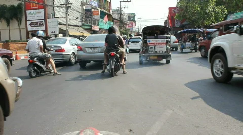 Merging Traffic Stock-Footage 664232