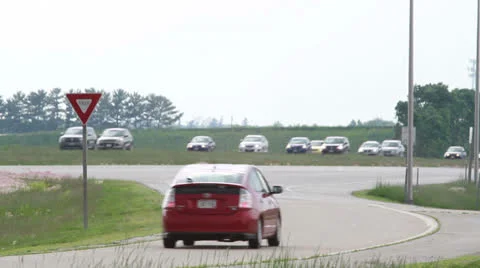 Merging into Traffic Video stock 25875937