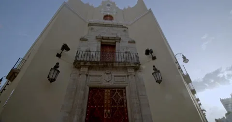 Mérida México, Architecture of the Autonomous University Stock Footage 138410155