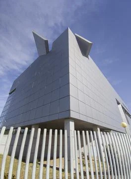 Merida Public State Library building, Spain Stock Photos