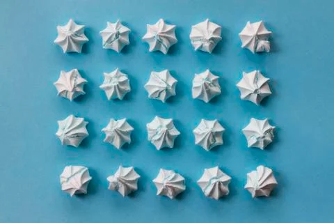 Meringue background Stock Photos