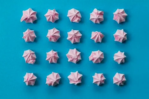 Meringue background Stock Photos