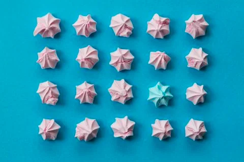 Meringue background Stock Photos