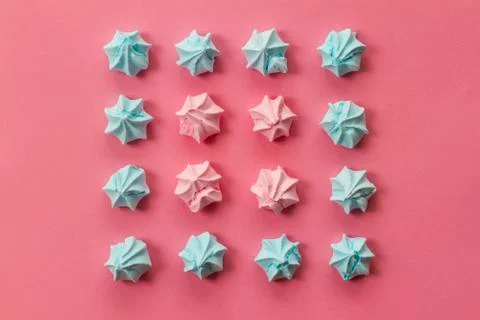 Meringue background Stock Photos