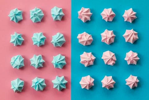 Meringue background Stock Photos