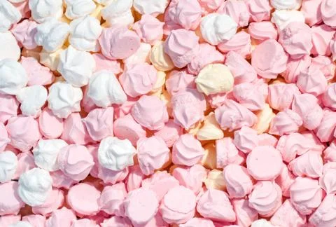 Meringue background Stock Photos