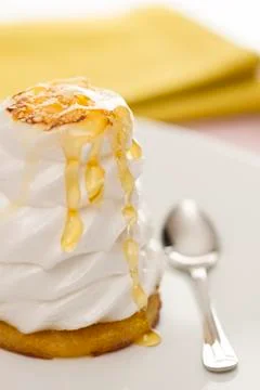 Meringue cake Stock Photos