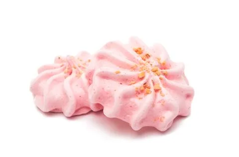 Meringue isolated Stock Photos