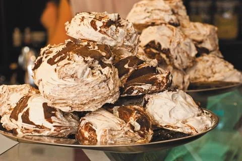 Meringue. Stock Photos