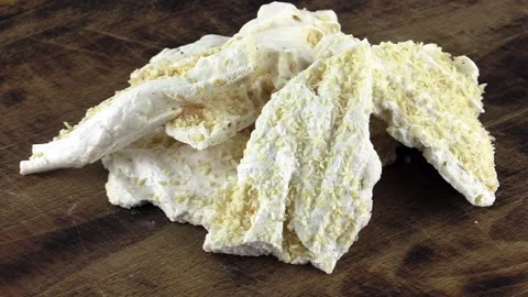 Meringue shards Stock Footage 155441087