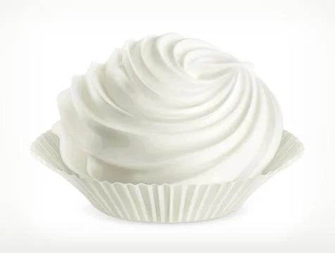 Meringue, vector icon Stock Illustration