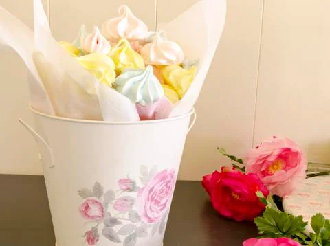 Meringues Stock Photos