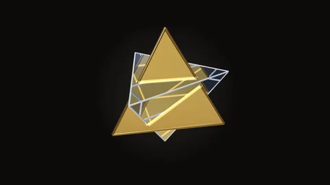 Merkaba High Angle Orbit 4K Seamless Loop Stock Footage 344684441