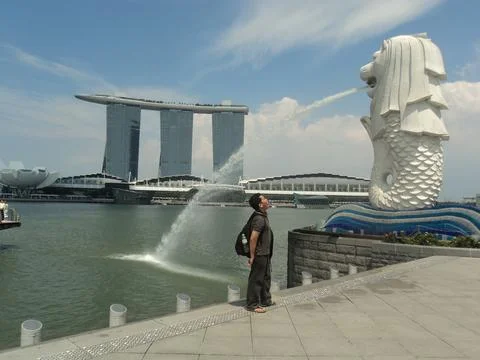 Merlion Park Stock Photos