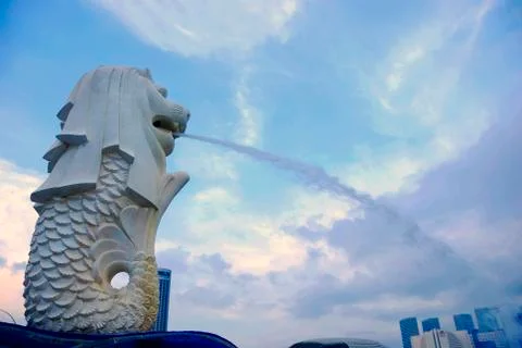 Merlion Foto stock