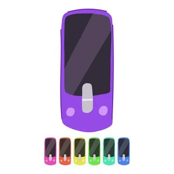 Merlot electronic translator vector cartoon graphic Stock Illustration