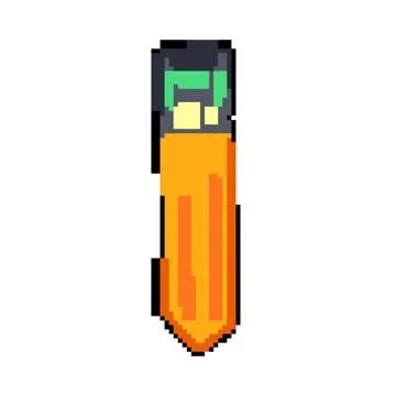 Merlot soil moisture sensor pixel art vector illustration Stock Illustration