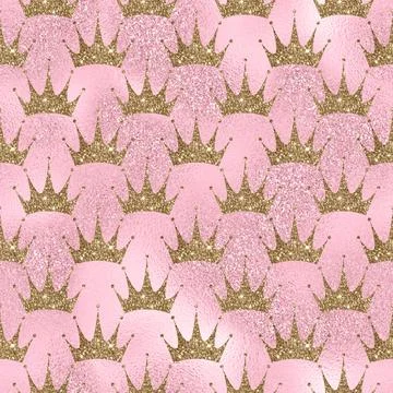 Mermaid glitter texture pattern background イラスト素材