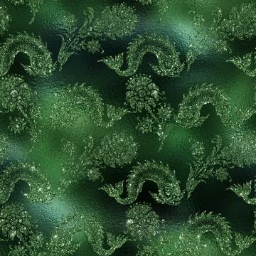 Mermaid glitter texture pattern background イラスト素材