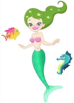 Mermaid Stock Illustration