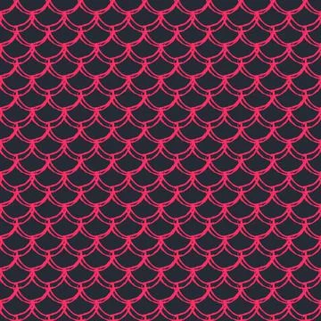 Mermaid scale seamless pattern Stock Illustration