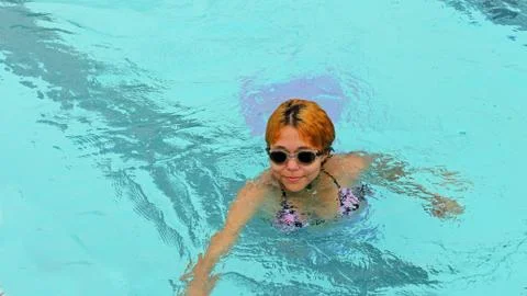 Mermaid swimming Stock Photos