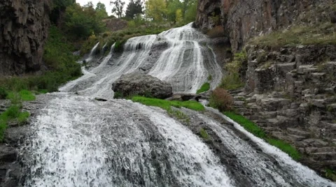 Mermaid Waterfall Stock Footage 55940126
