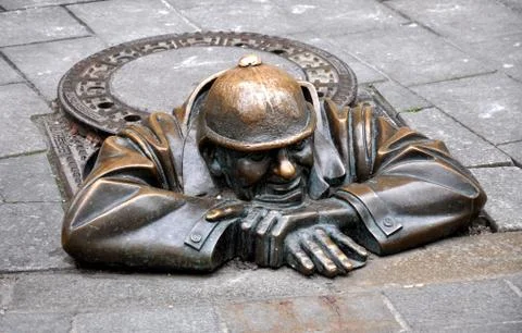 Merman statue Stock Photos