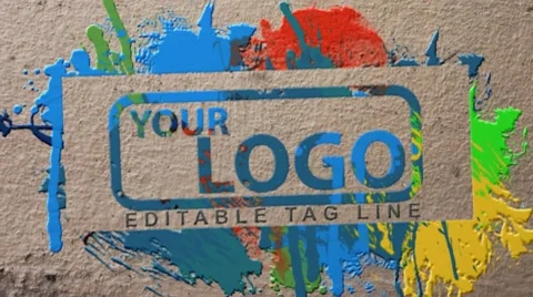 Mero_Paint Your Logo Stock After Effects